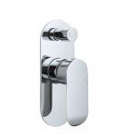 Oval Curve Shower Wall Mixer With Divertor